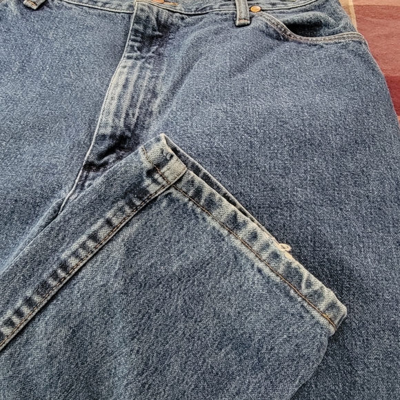 Vintage 80s Wrangler 13MWZ High Rise Straight Leg Jeans Women's "32" USA - Picture 9 of 15